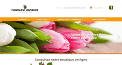 Desktop Screenshot of floraliesjouvence.ca